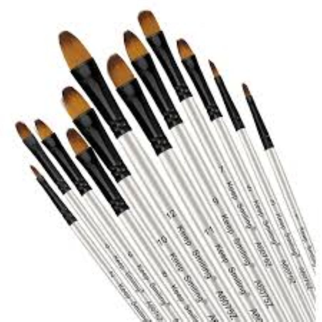 ARTIST PAINT BRUSHES 12PCS SMALL